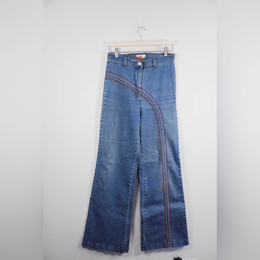 ModCloth rainbow jeans